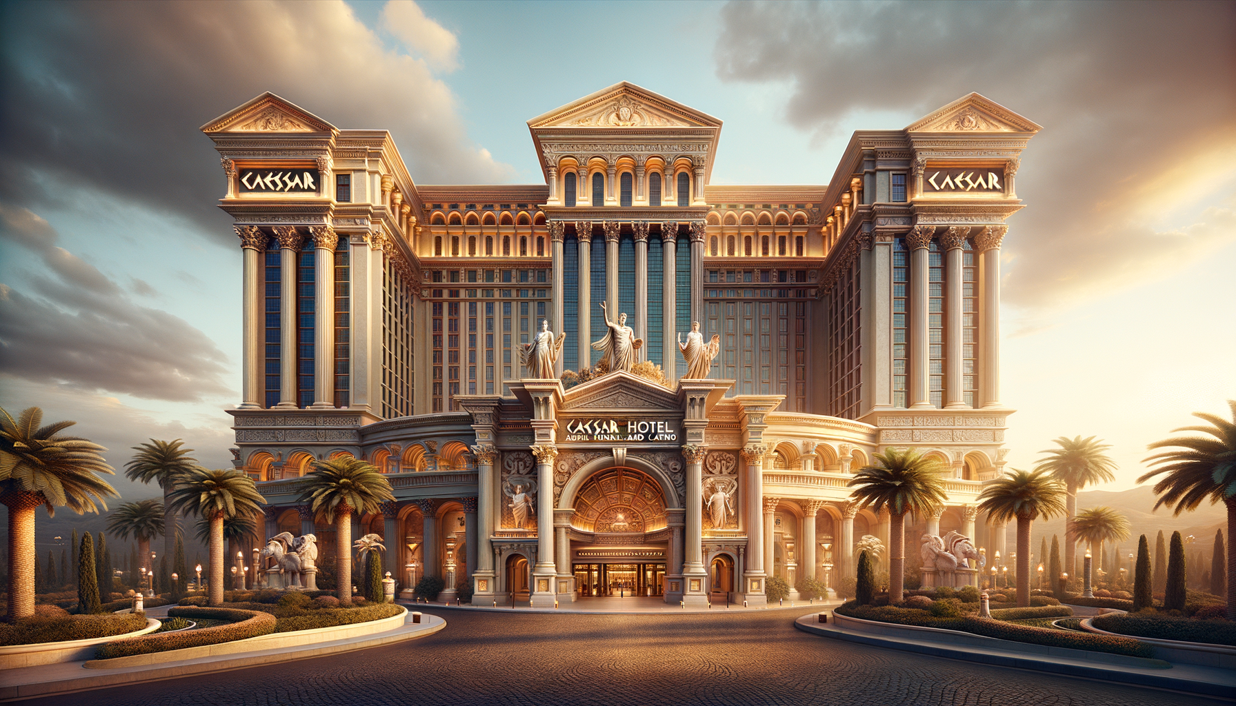 The Luxurious Caesar Hotel and Casino